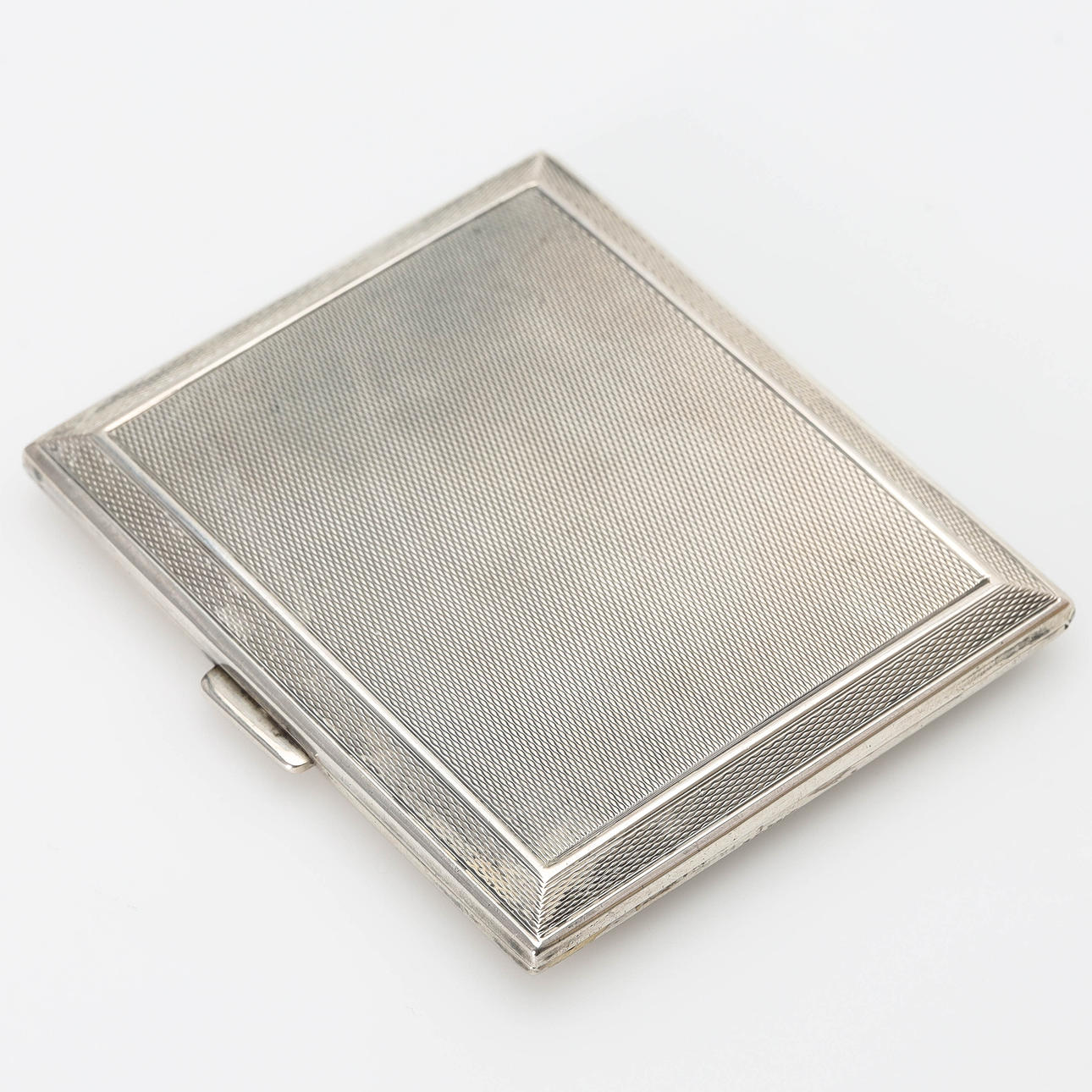 CIGARETTE CASE, silver, GAB, Stockholm 1939.