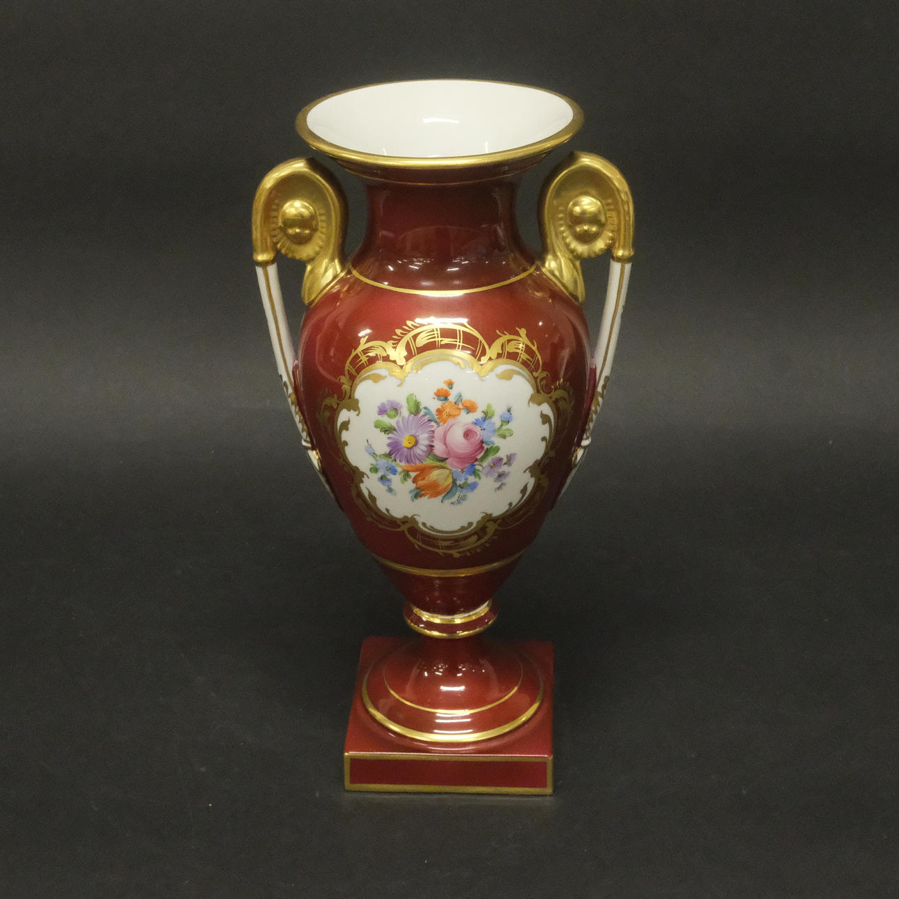 HANDLED VASE, DRESDEN.