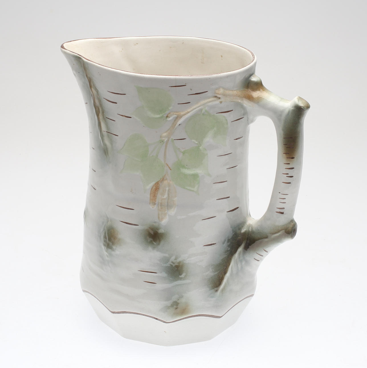 TVÄTTKANNA, porslin, Göteborgs Porslinsfabrik, omkring år 1900.