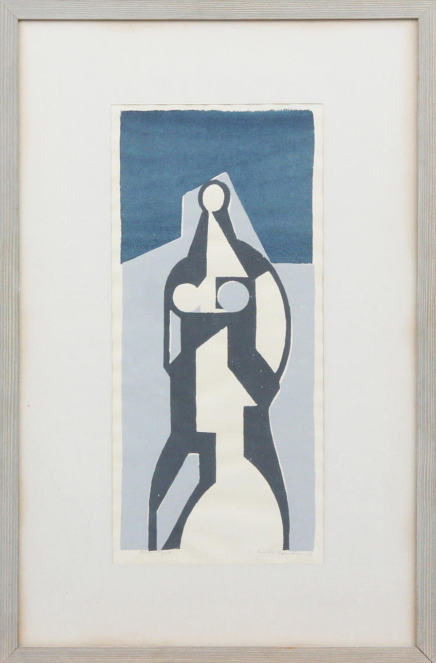 BERTIL BERNTSSON. LITHOGRAPH, proof, signed, 1952.