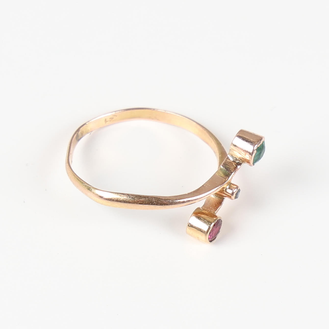 ANTIK RING, 14K guld, sekelskiftet 1900. Smycken & Ädelstenar - Ringar ...