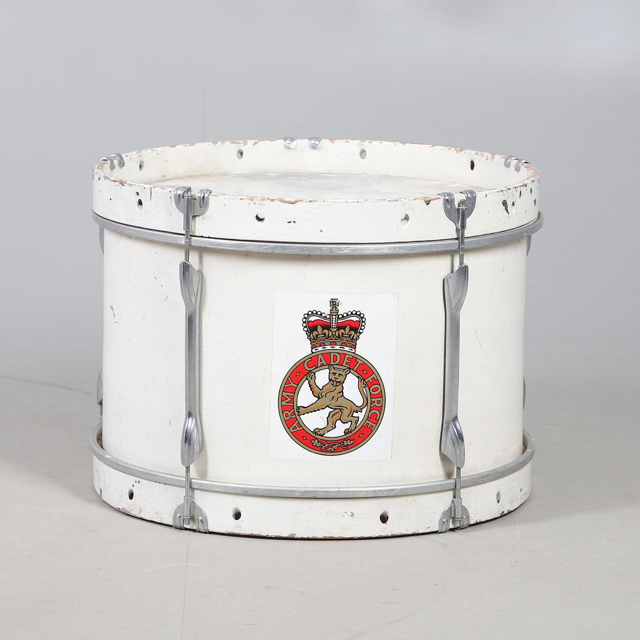AN ARMY CADET FORCE DRUM.