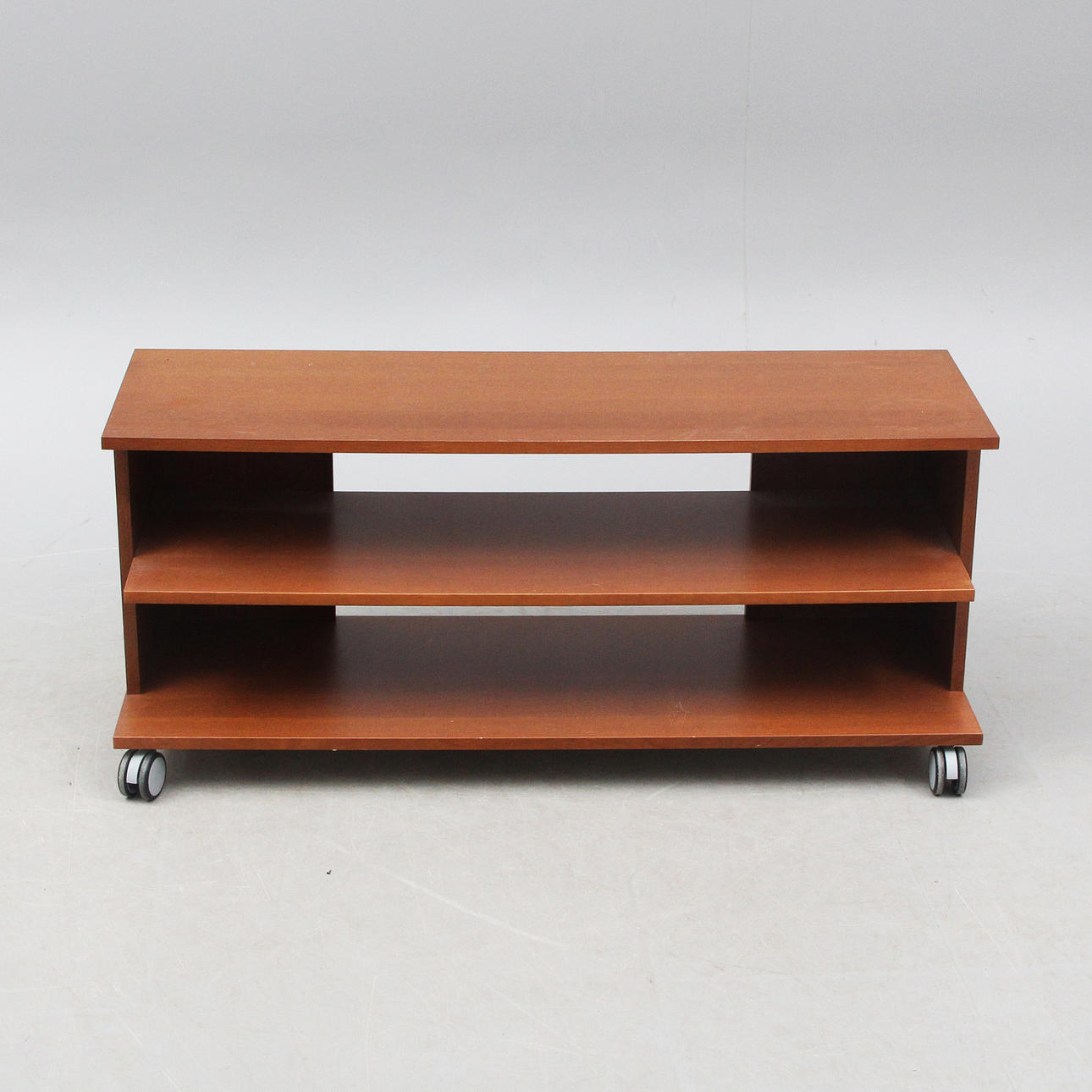 TV STAND, on casters.