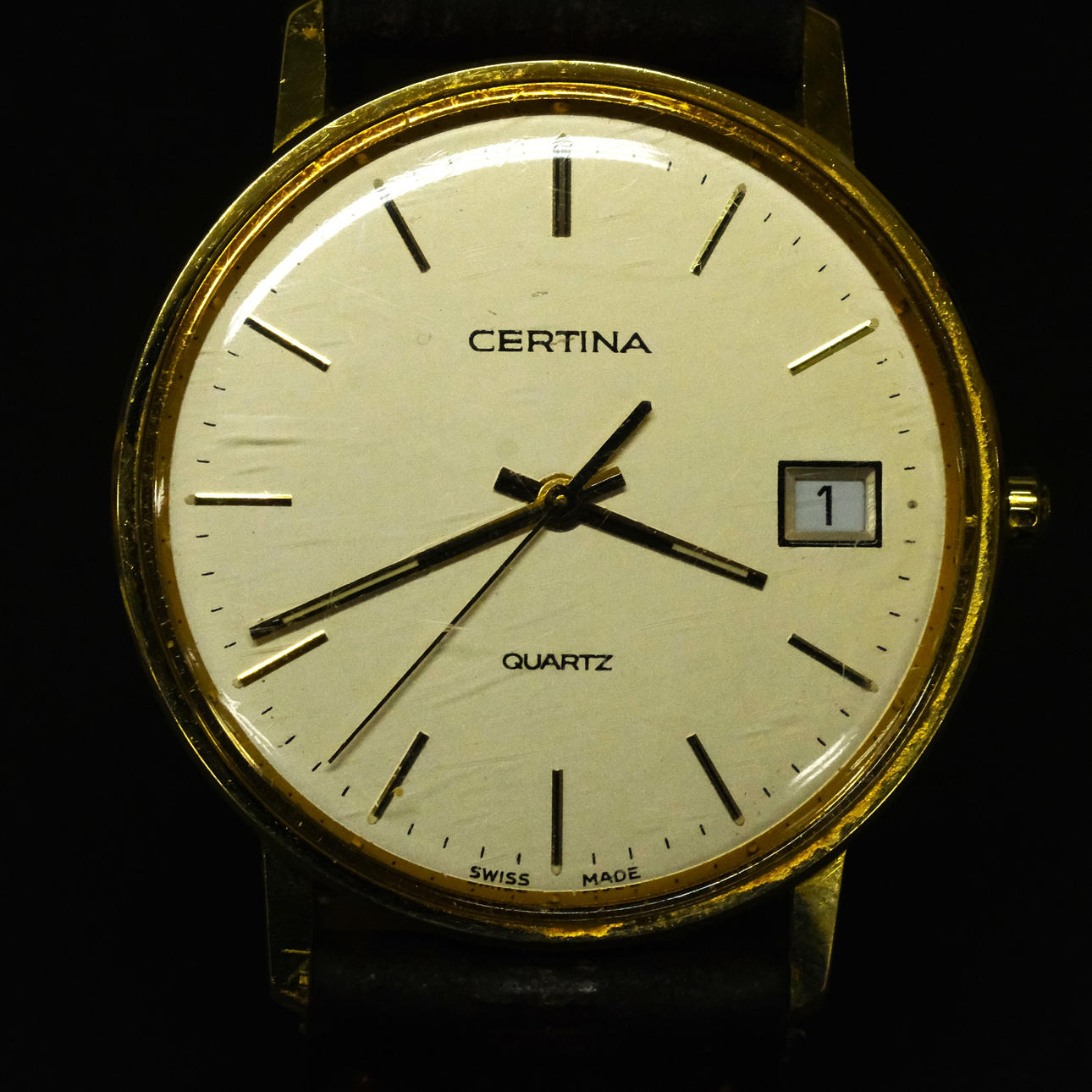ARMBANDSUR, CERTINA, 14K GULD, QUARTZ.