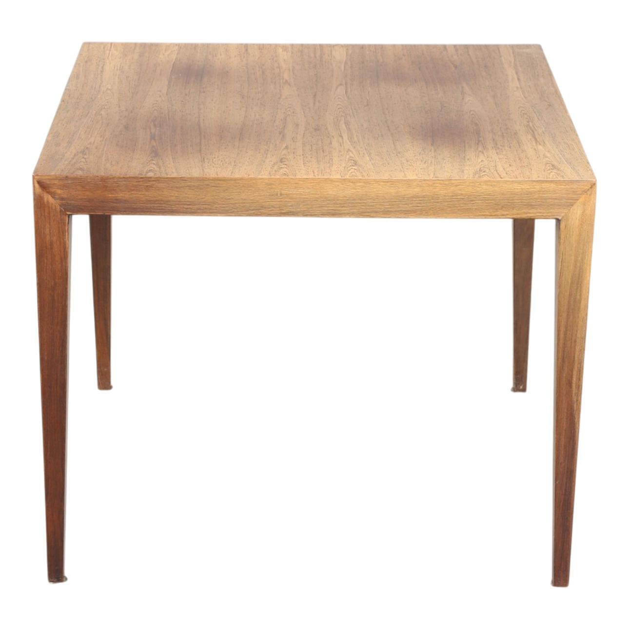 ERIK SEVERIN RISAGER-HANSEN. Haslev Møbelsnedkeri. Square rosewood coffee table.