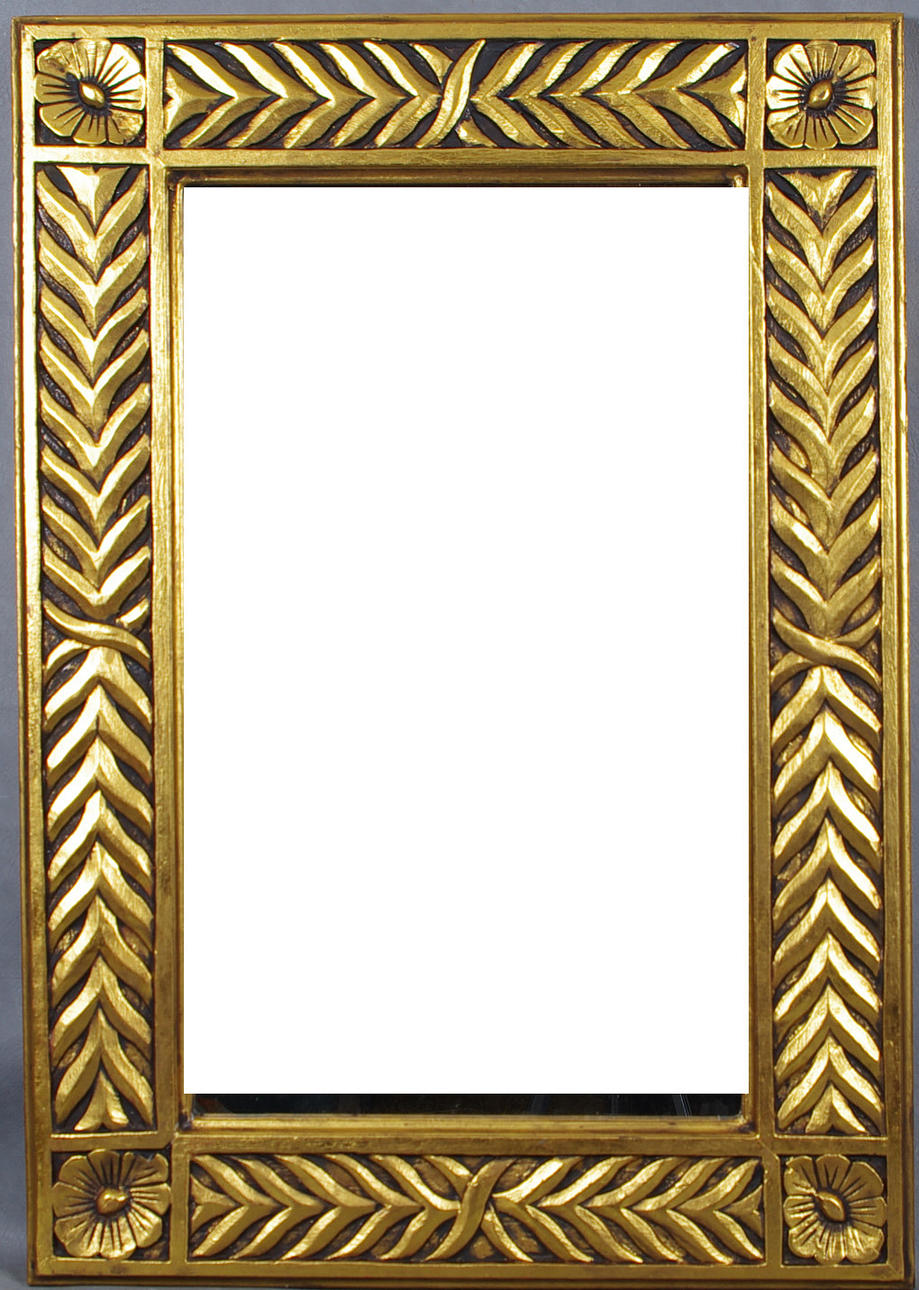 SPEGEL, förgylld, nyskick.