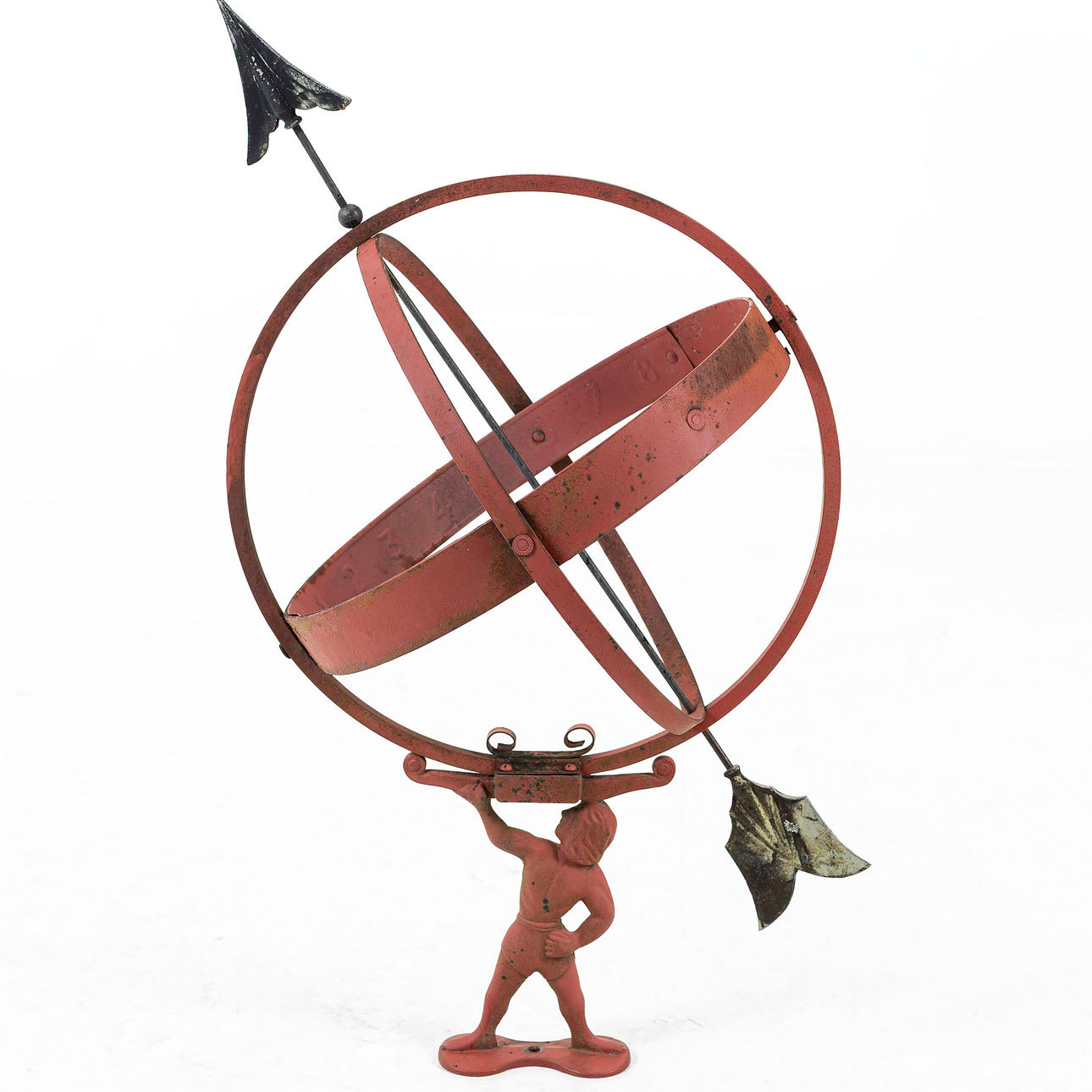 SUNDIAL, Painted metal.