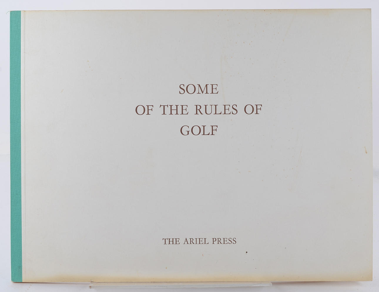 Some of the rules of golf. Introduced by Alan Jenkins. With 24 reproductions from cartoons by Charles Crombie.