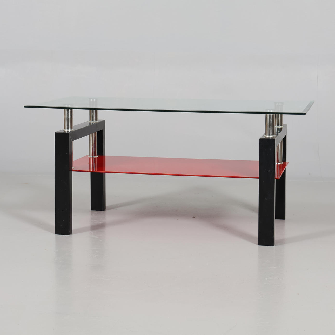 SOFFBORD glas/metall.