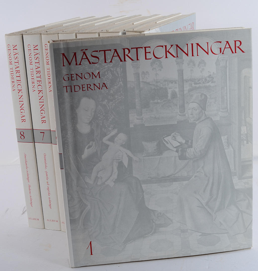 ALLHEMS FÖRLAG. Mästarteckningar genom tiderna 1-8.