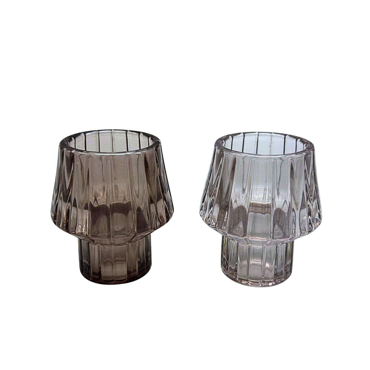 GLASS CANDLE HOLDER - HOFFERRUFFER.