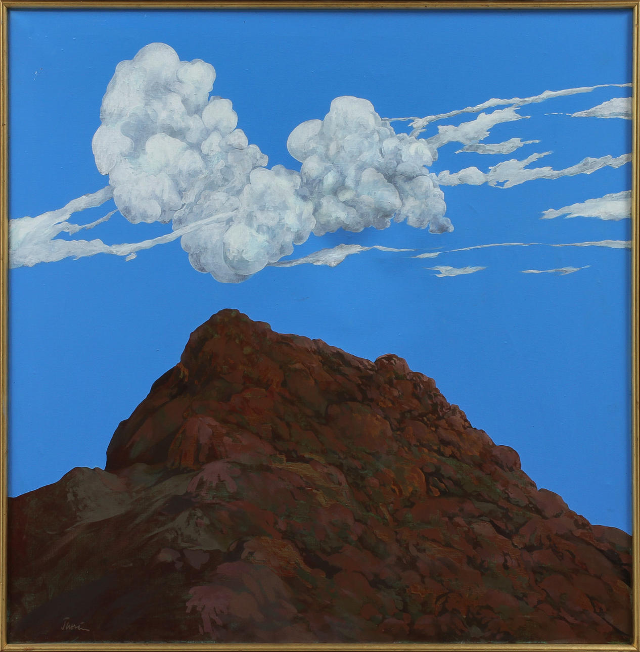 GUNNAR THORÉN. Olja på duk, signerad.