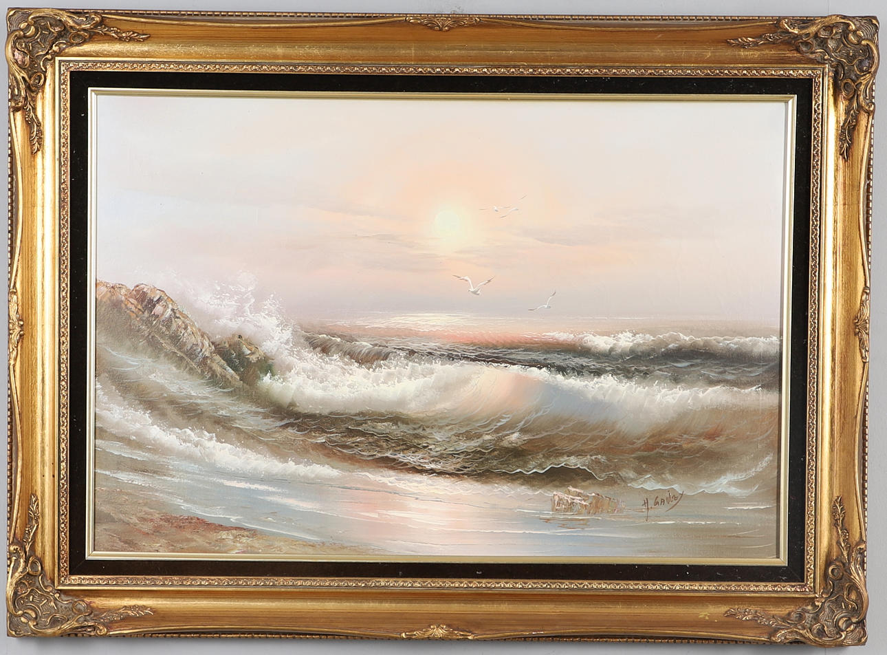 HOWARD GAILEY (1925-1984). COASTAL SCENE.