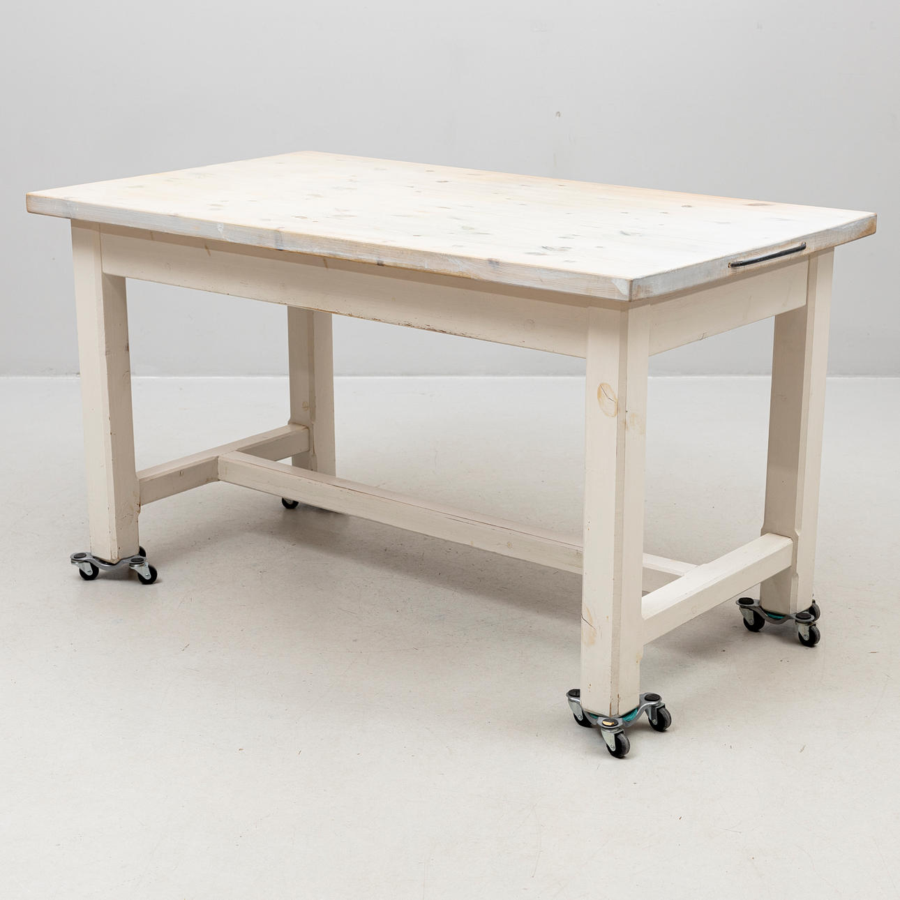 DINING TABLE/KITCHEN ISLAND, reportedly Solgården, late 20th century.