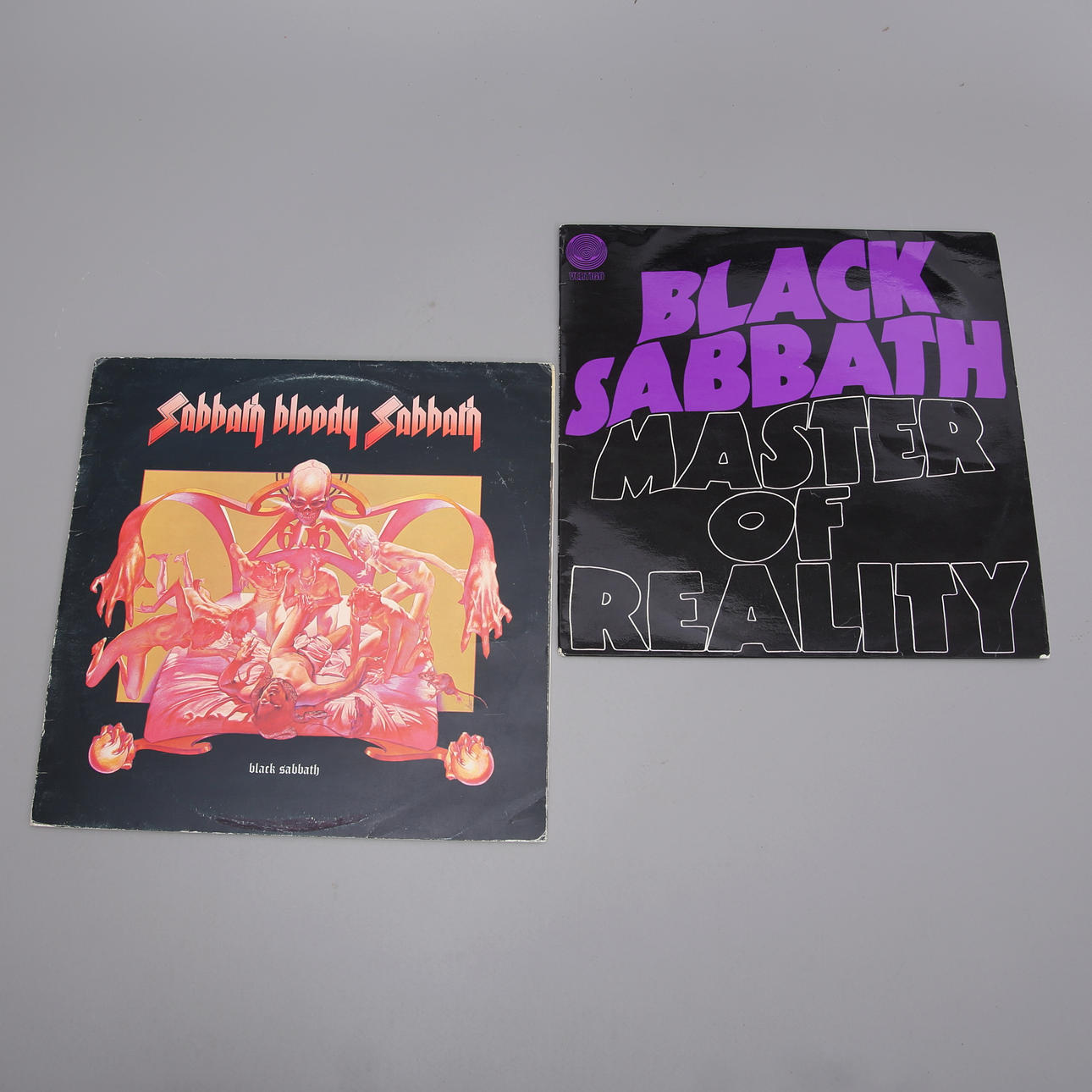 BLACK SABBATH Vinylskivor 2 st.