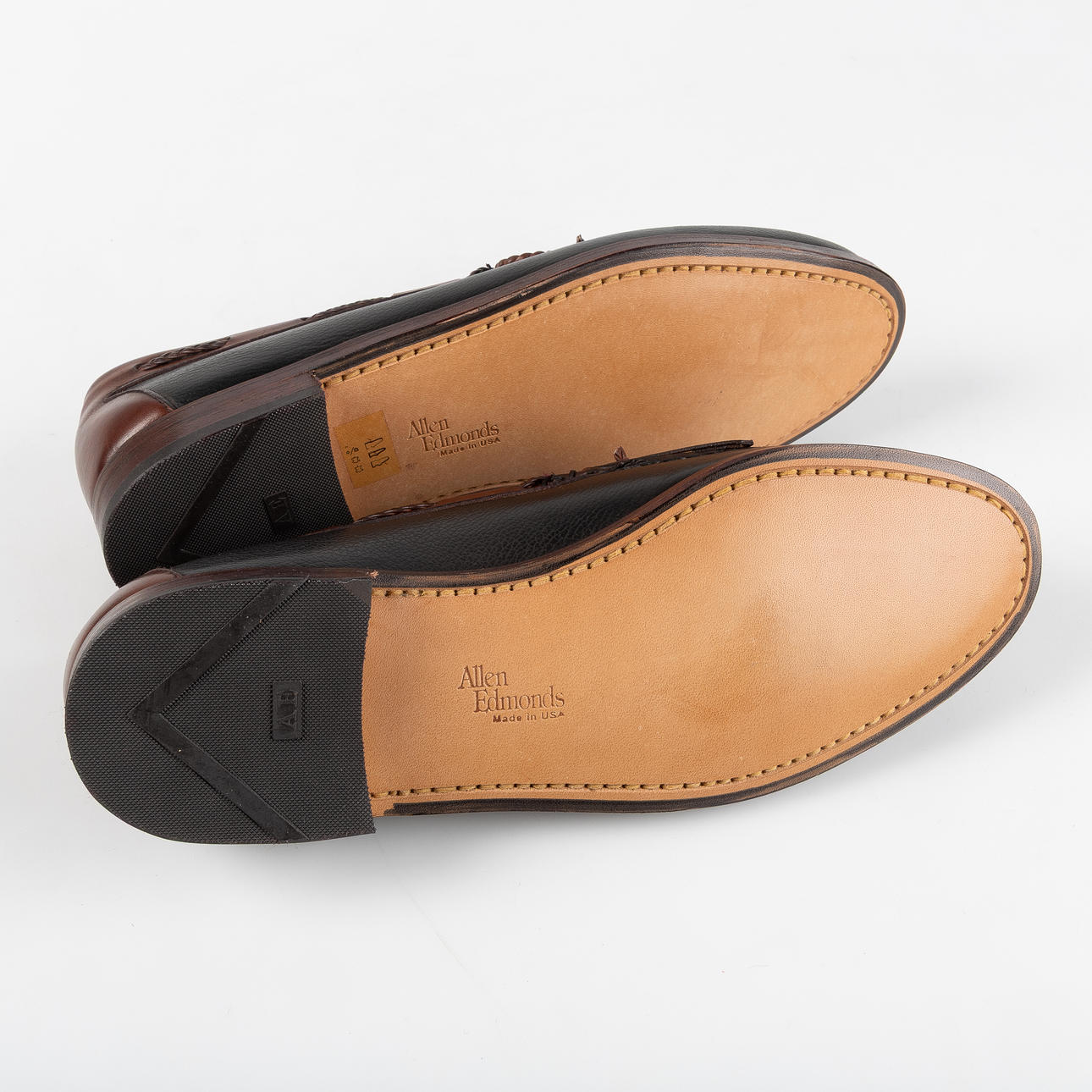 Allen Edmonds Shoes Nottingham TAN LEATHER MOCCASIN Size 8.5 ALLEN EDMONDS, Shoes, Men main image 2