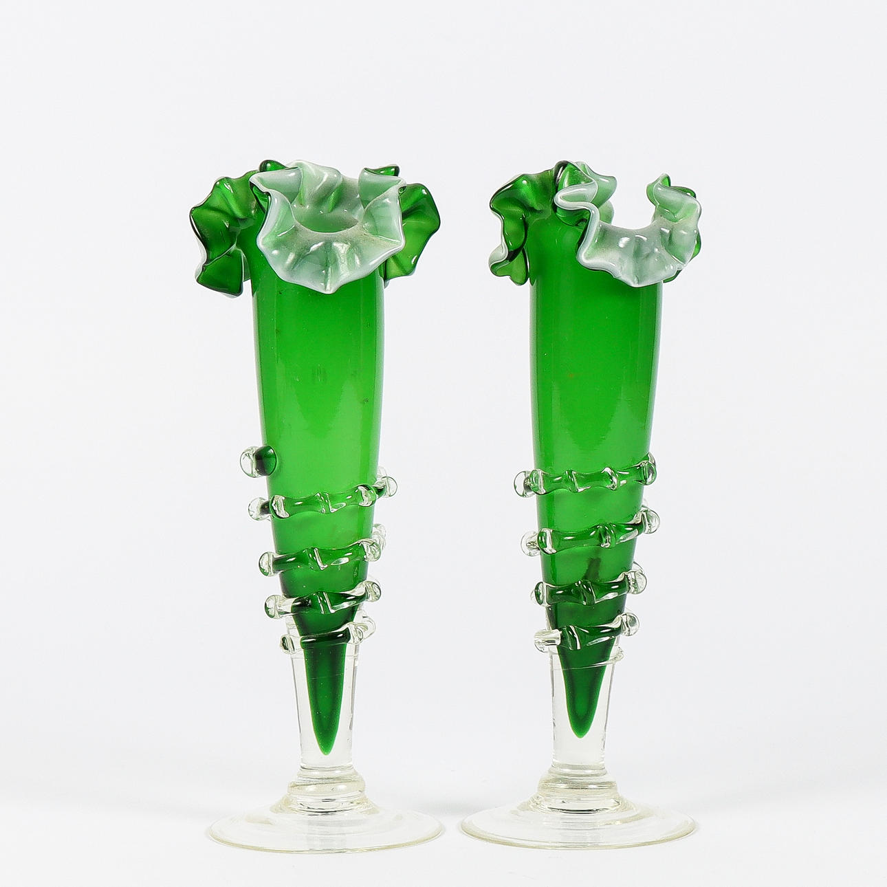VASER paret, glas, blåsta, 1900-tal.
