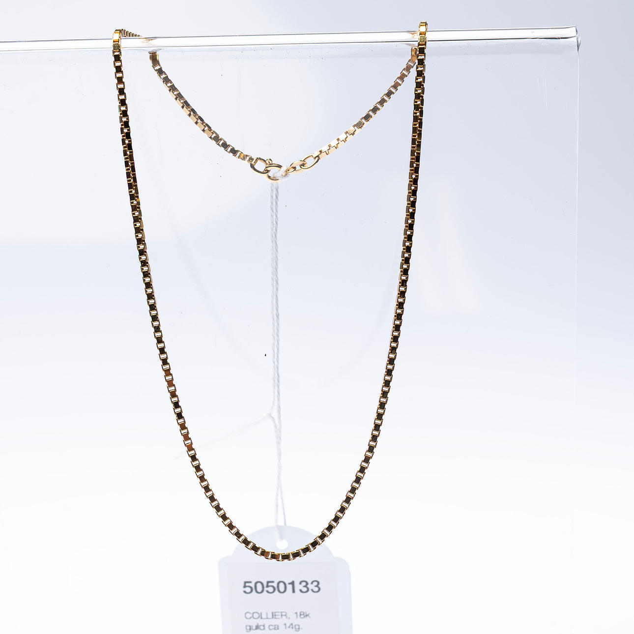 COLLIER, 18k guld ca 14g.