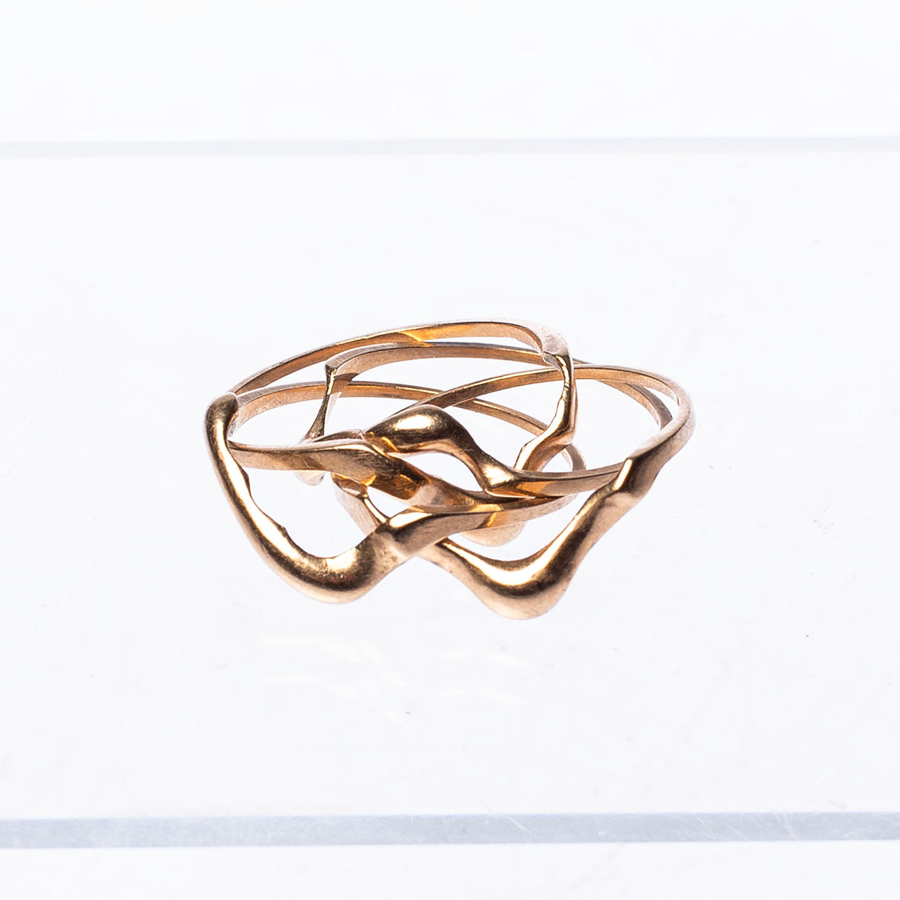 RING, 14k guld ca 5.3g.