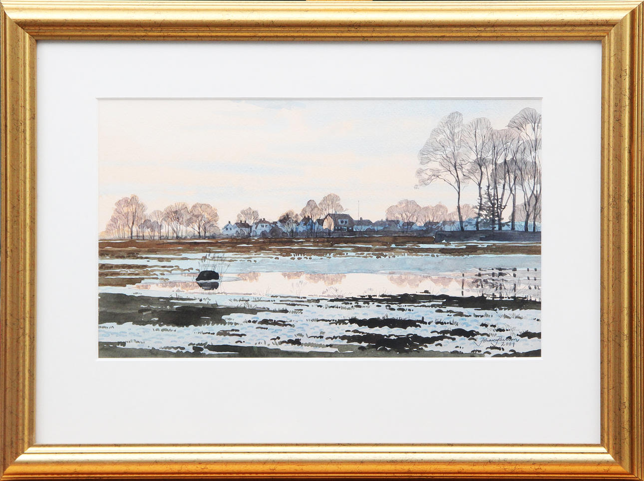 JOHAN PERSSON. WATERCOLOUR, on paper, signed, 2001.