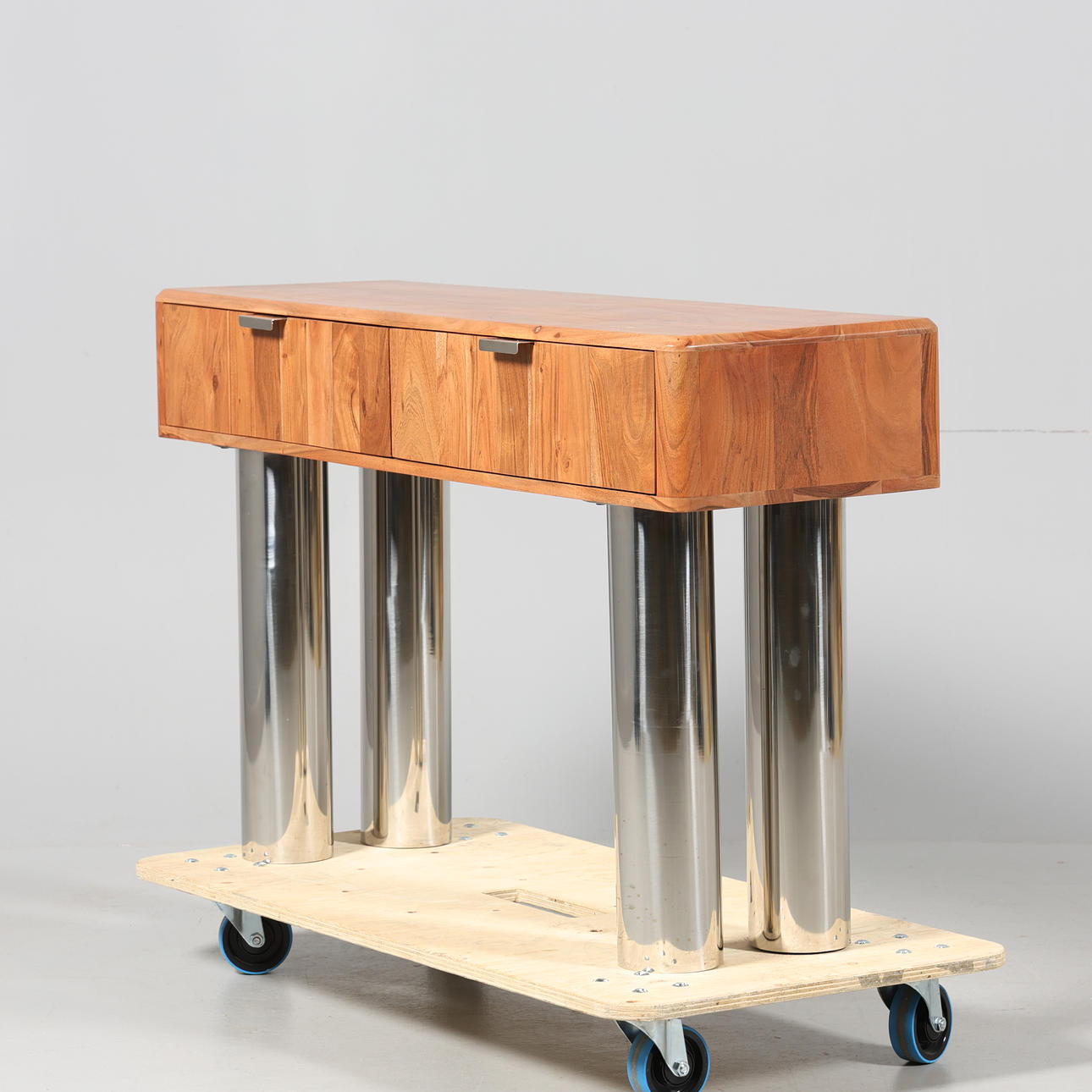 SIDEBOARD, Kromad metall samt trä, samtida.