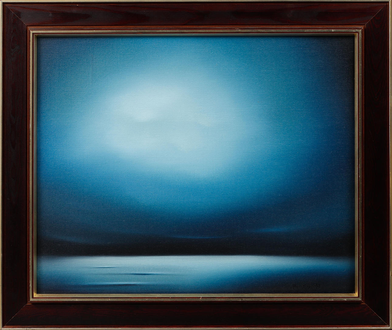 BO ÖRN. Composition, oil on canvas, signed and dated -79.