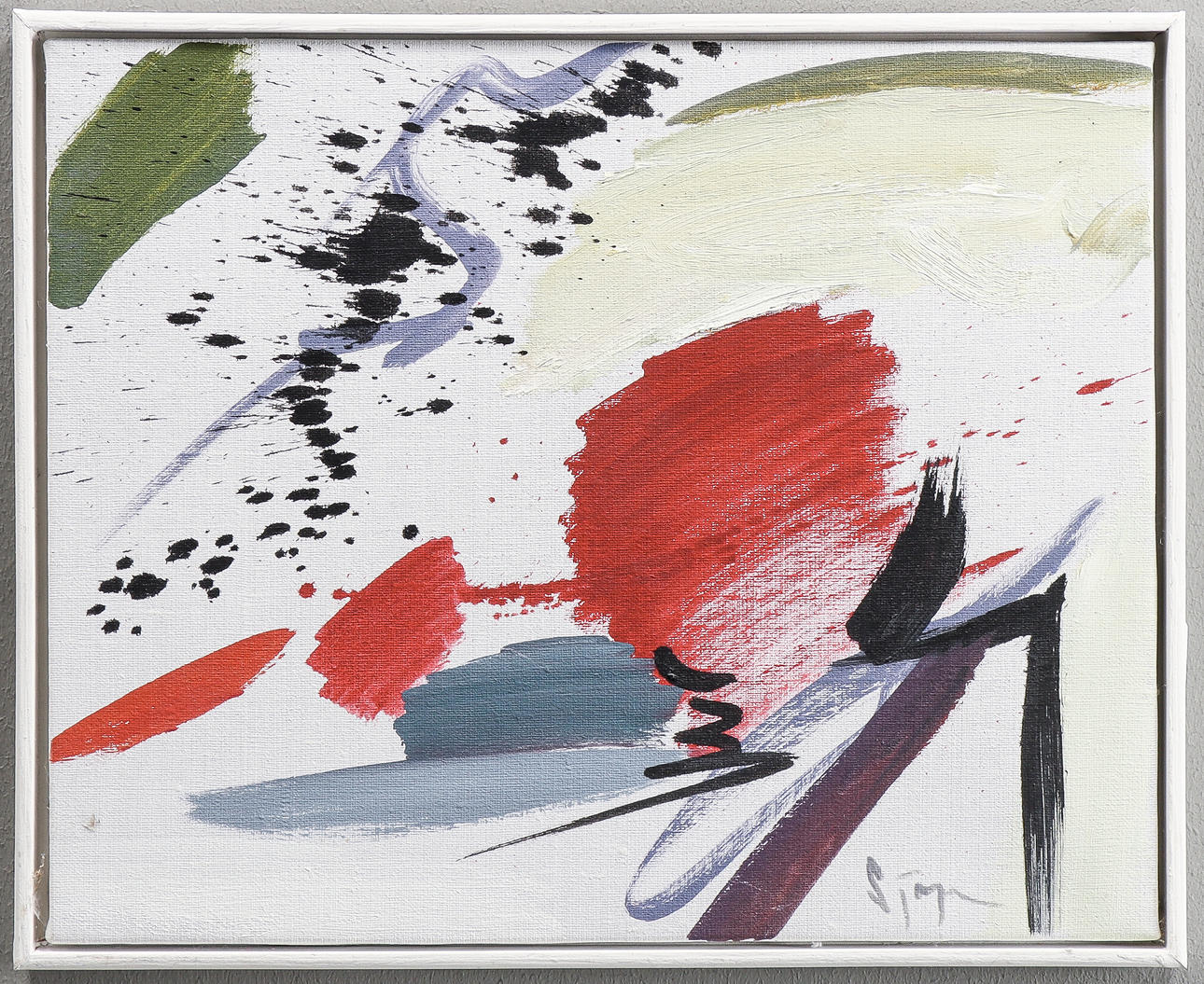 LARS SJÖGREN. Oil on canvas, signed.