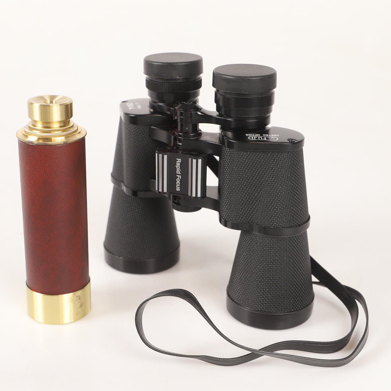 SPOTTING SCOPE ETC., 2 pieces, Japan.