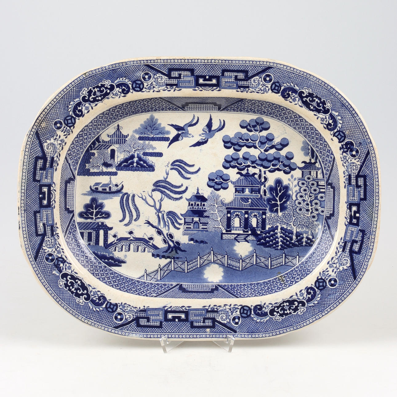 STEKFAT, flintgods, "Willow", D & Co, Improved, England.