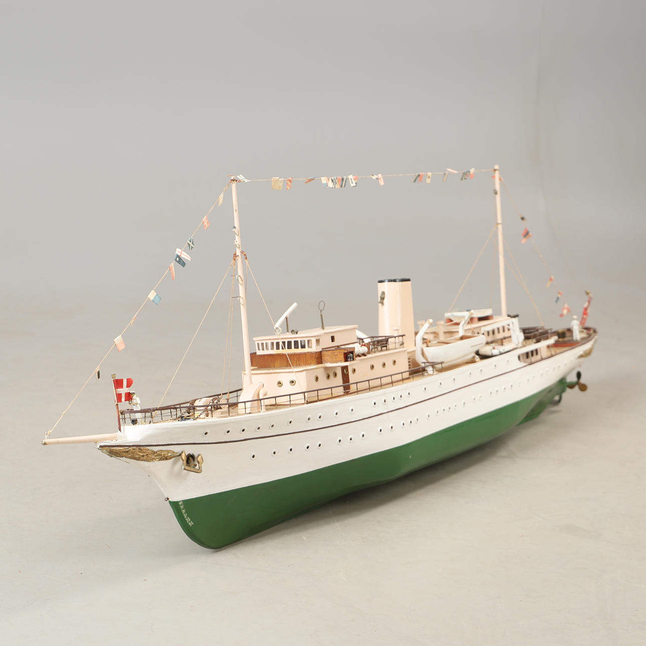 SHIP MODEL, Royal Yacht "Dannebrog".