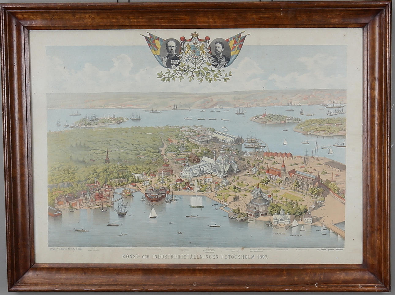 LITOGRAFI, Central Tryckeriet, Stockholm, 1897.