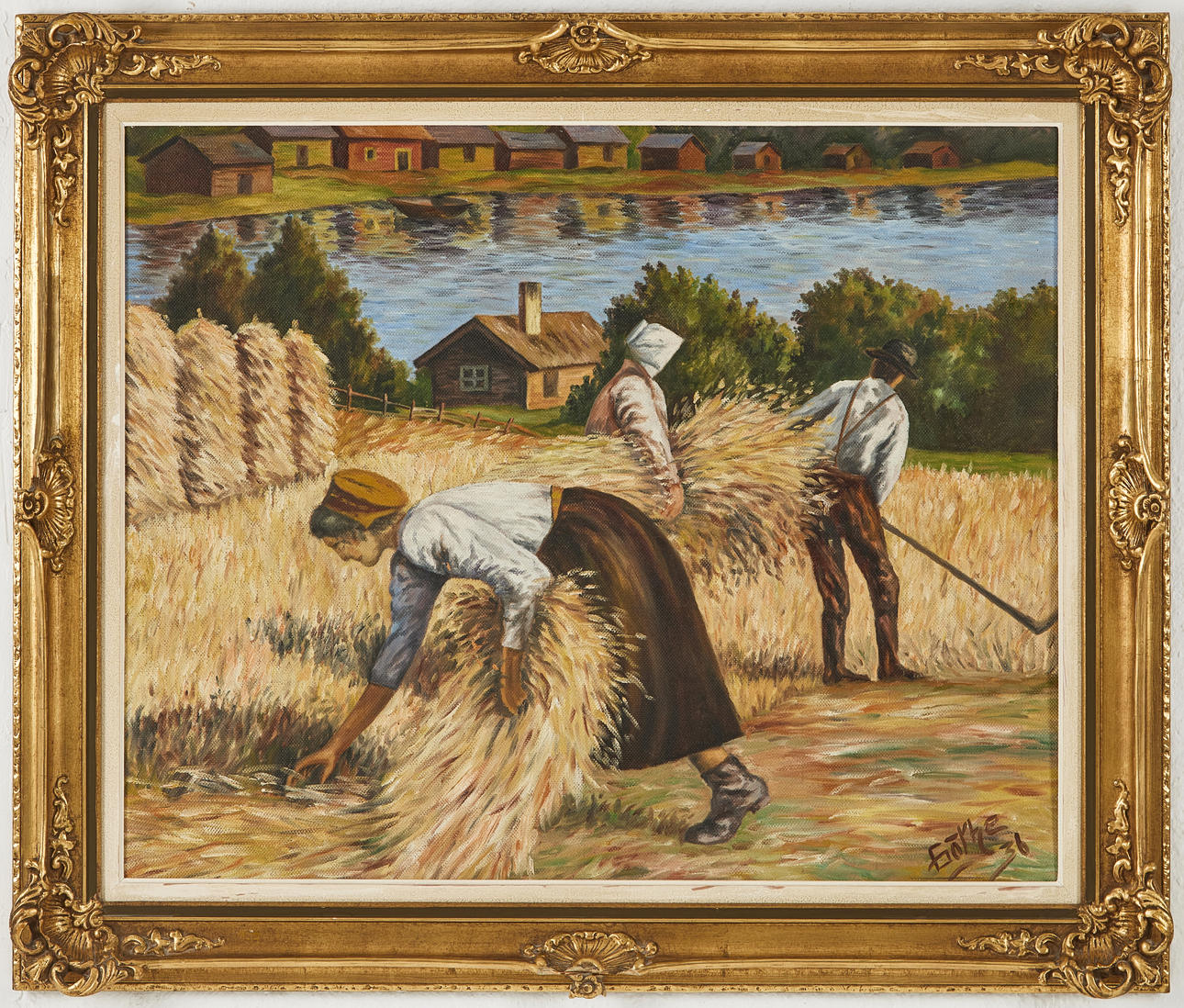 OIDENTIFIERAD KONSTNÄR. Høsttid.