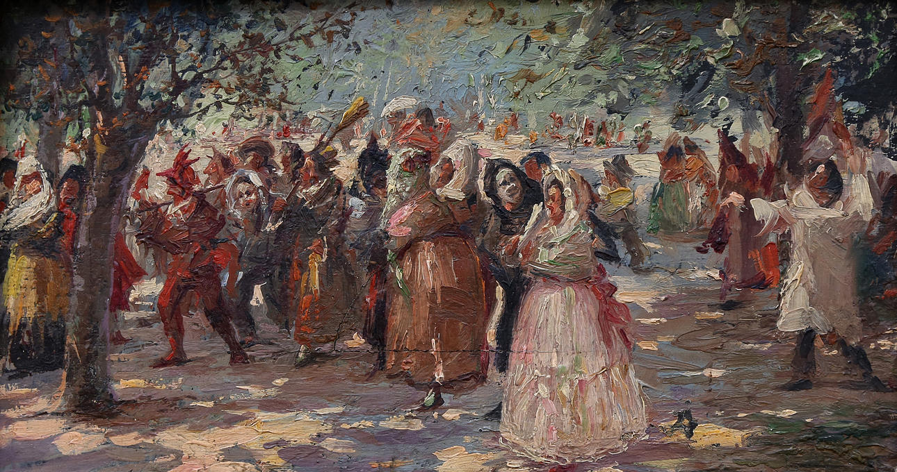 SPANISH SCHOOL, 19TH CENTURY. Carnaval.