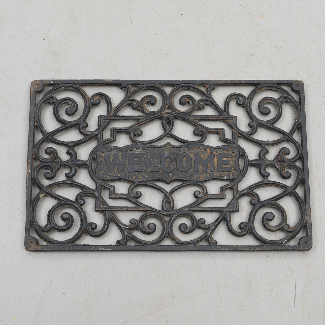 DOORMAT, cast iron.