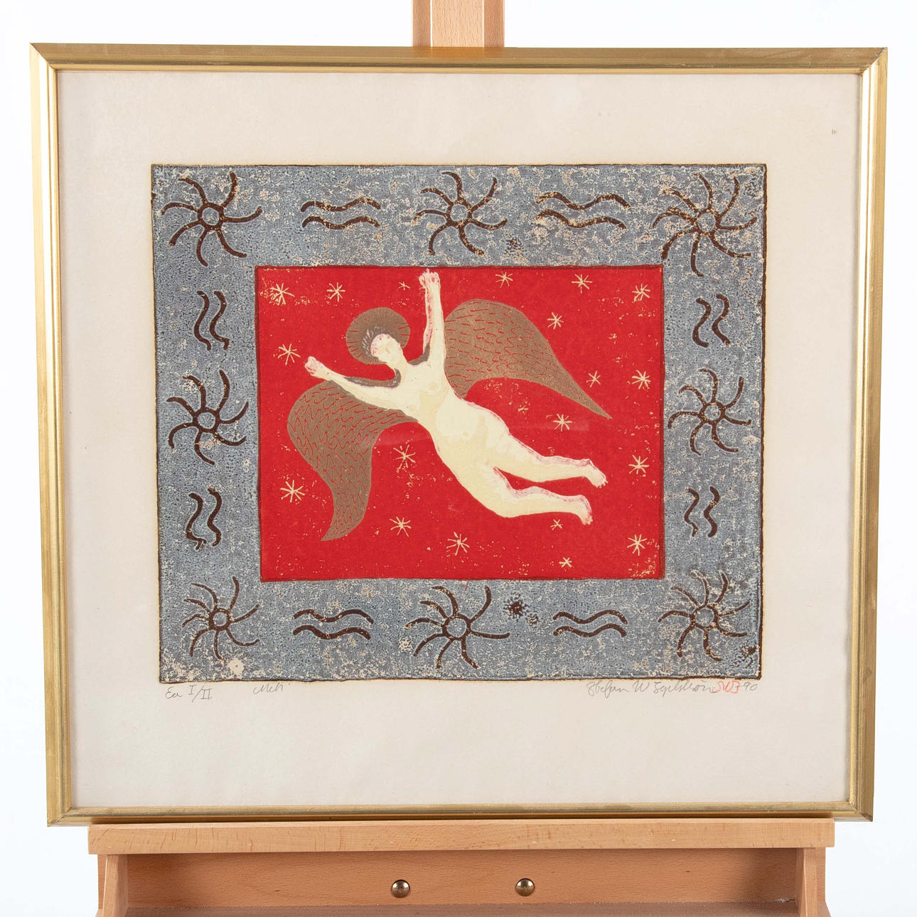 STEFAN IGELSTRÖM. Lithograph signed EA I/II dated -90.