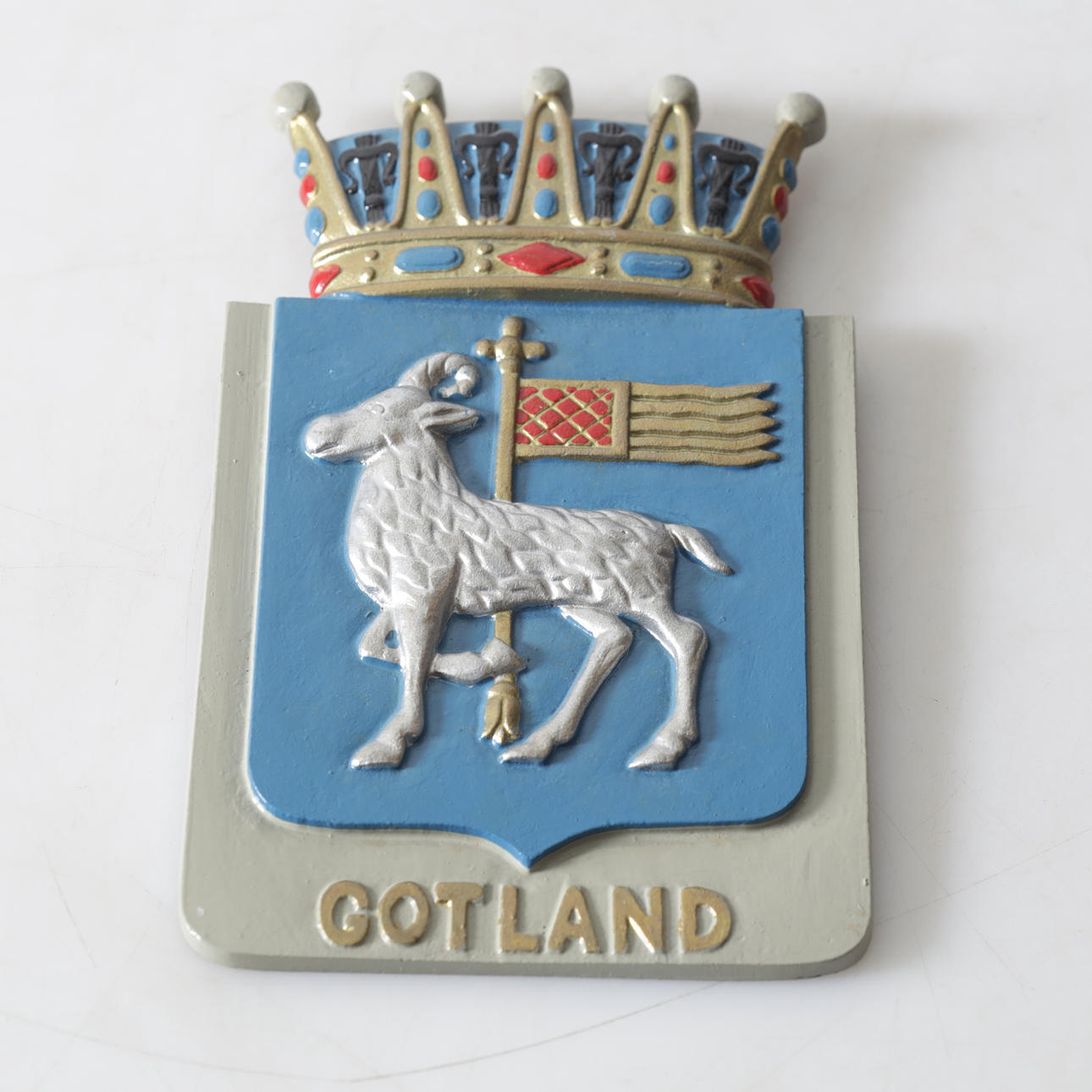 LANDSKAPSVAPEN, metall, Gotland.