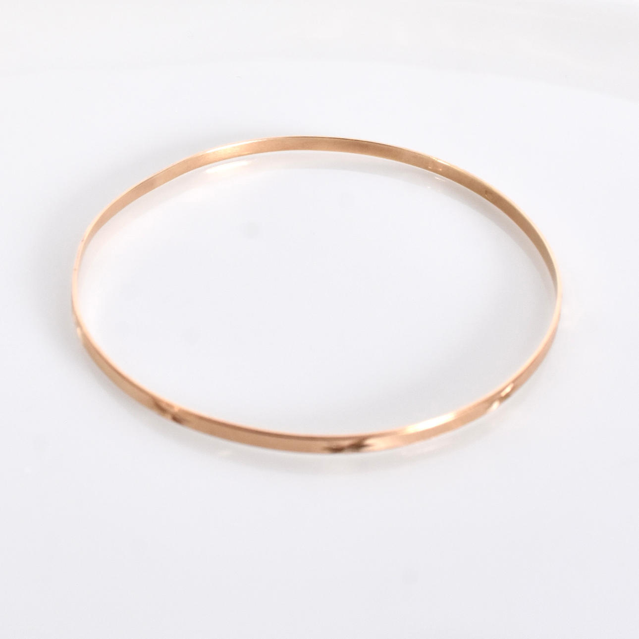 ARMRING, 14 karat rödguld.