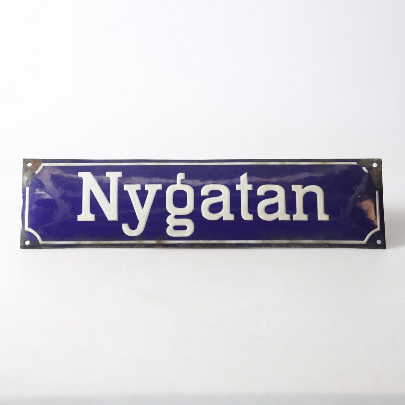 EMALJSKYLT, Nygatan, 1900-tal.