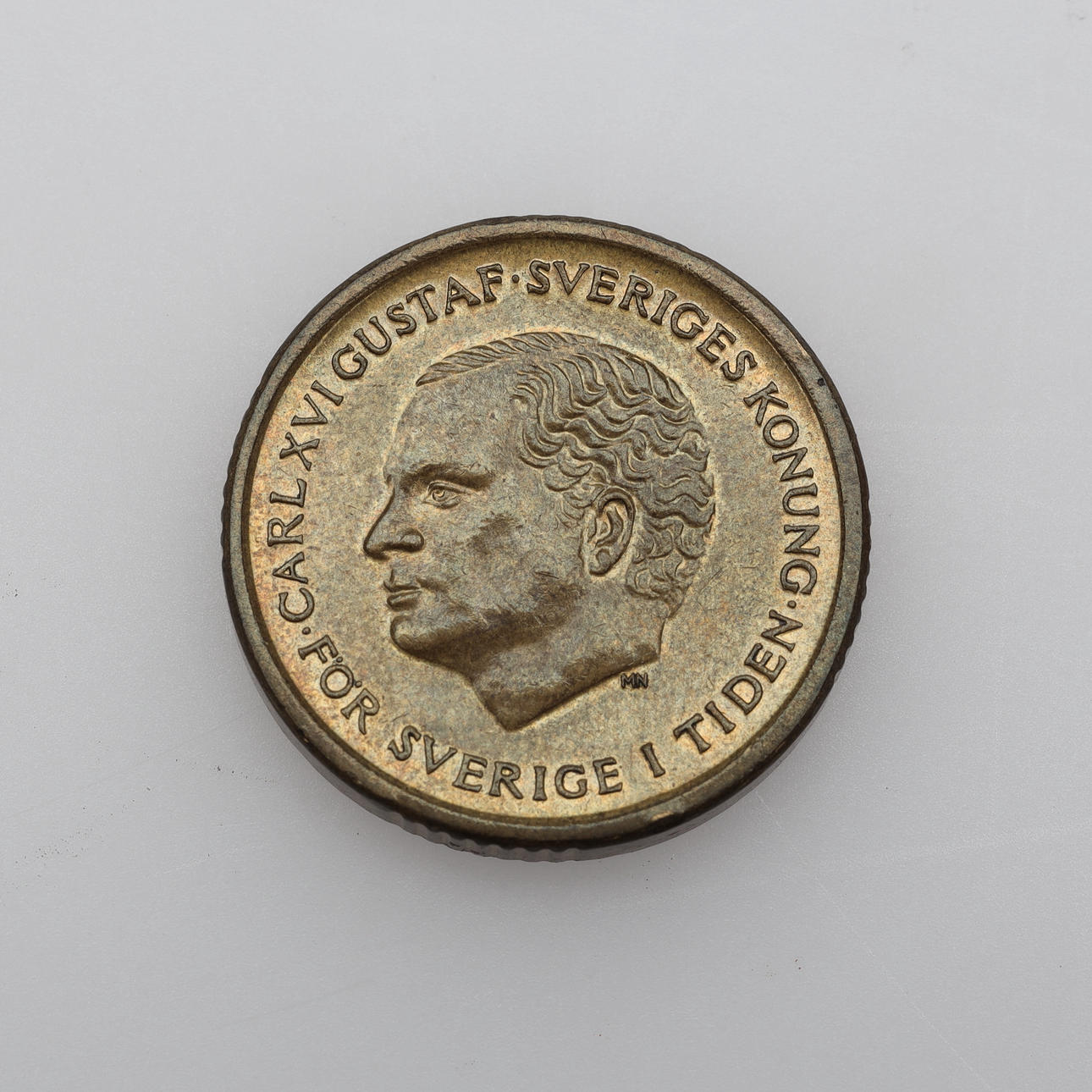 TEN KRONOR, rotated die 1992.