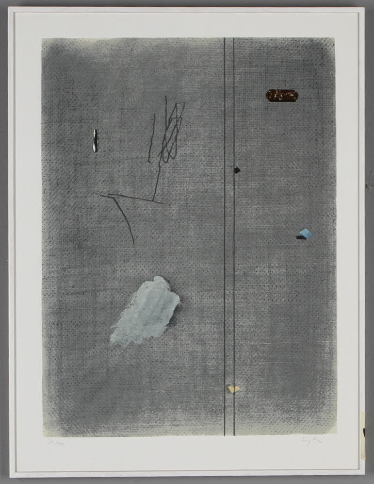 HARALD LYTH. Komposition, färglitografi, signerad och numrerad 36/70.