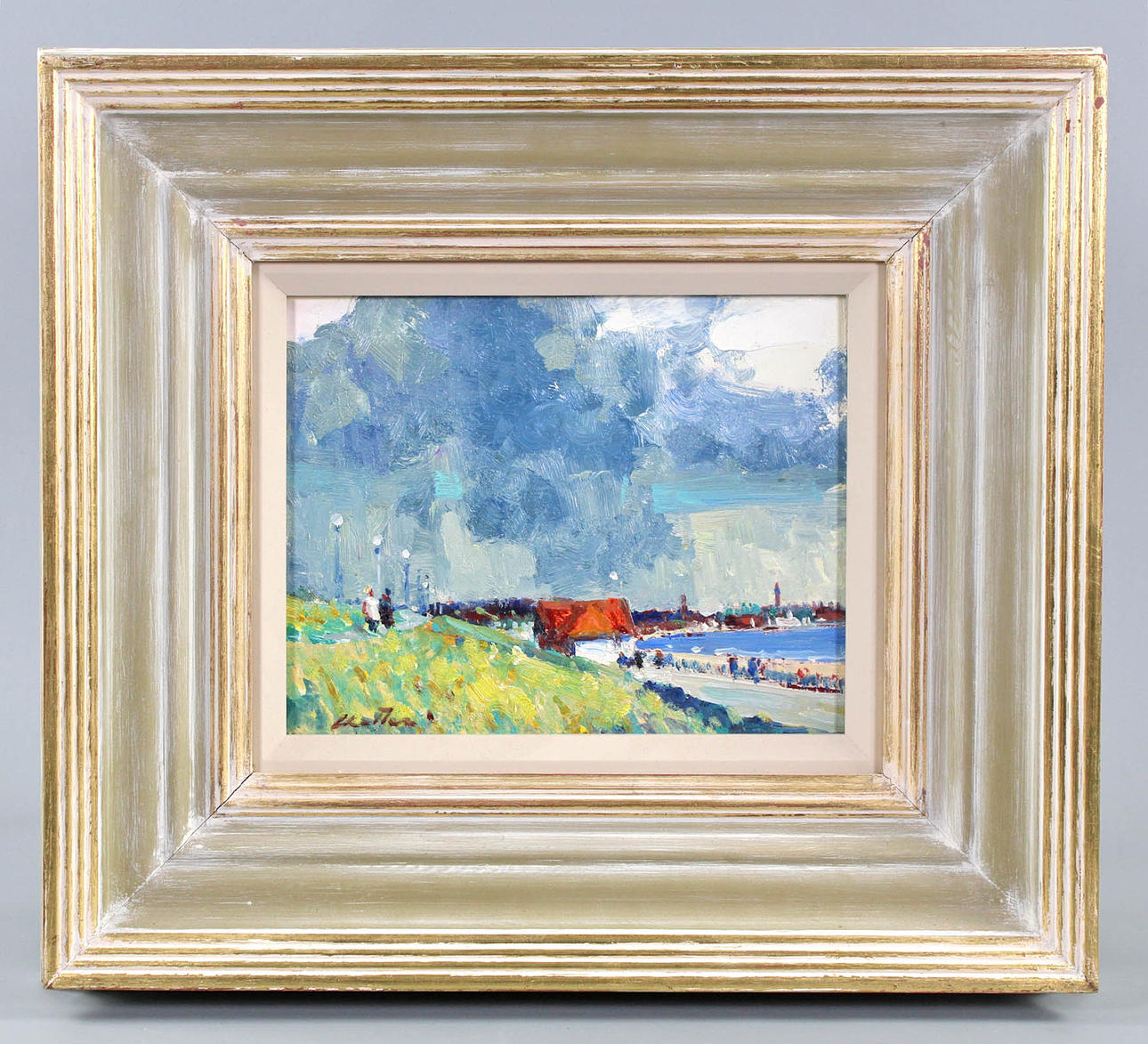 Impressionist coastal landscape - Geoffrey Chatten.