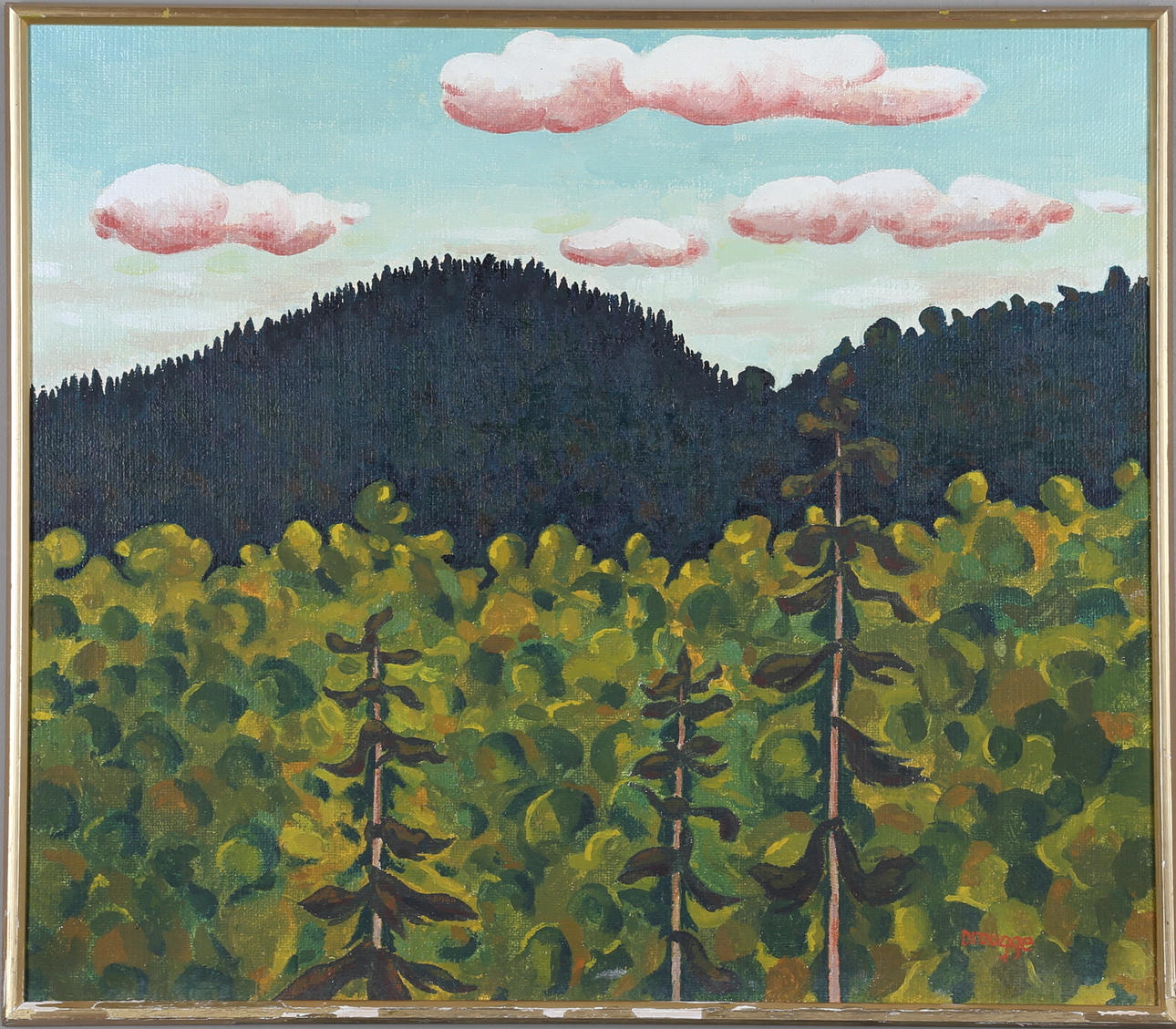 LARS DROUGGE. olja på duk, signerad, daterad 1980 a tergo.