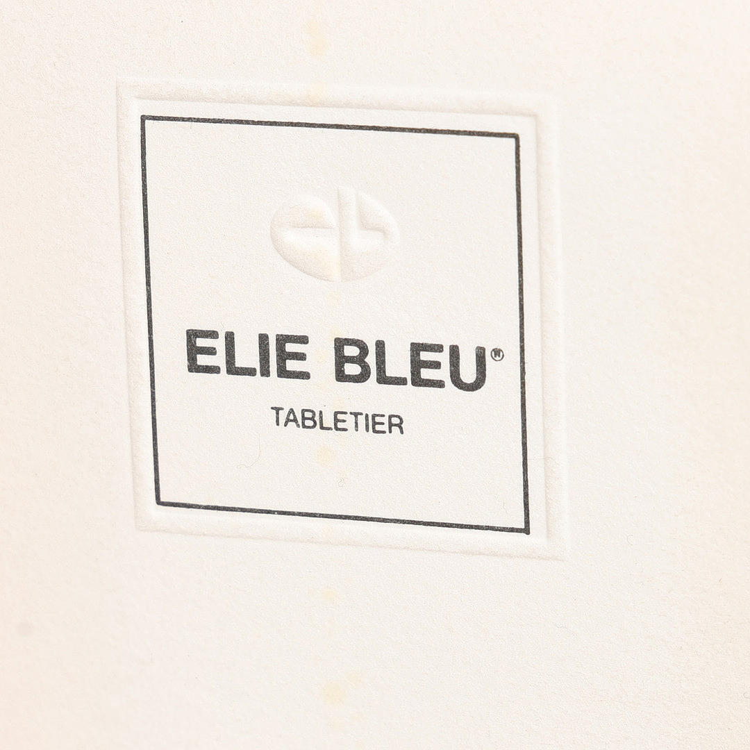 ELIE BLEU TABLETIER PARIS. A SATINWOOD TEA CADDY. Swedish Folk Art