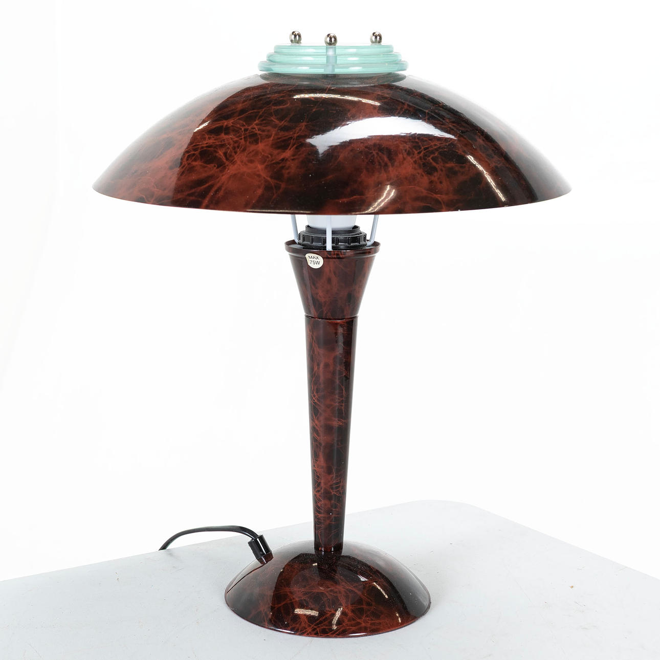 BORDSLAMPA, 1900 - talets senare del.