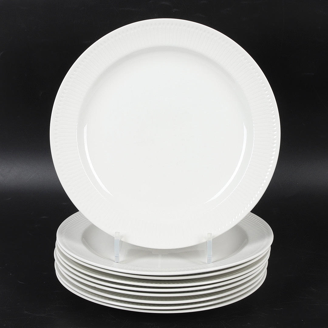 PLATES, 9 pcs, Rörstrand, late 20th century.