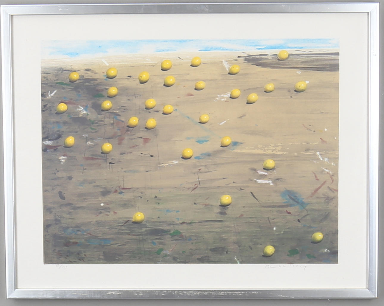 BERTIL BERG. färglitografi, signerad och numrerad 55/230.