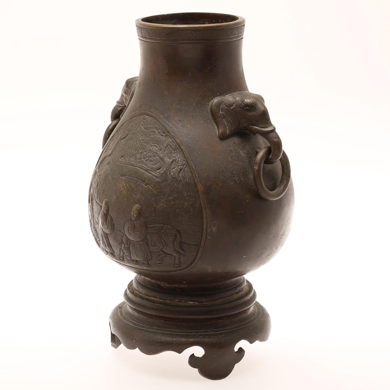 VAS, brons, Asien, 1800-tal.