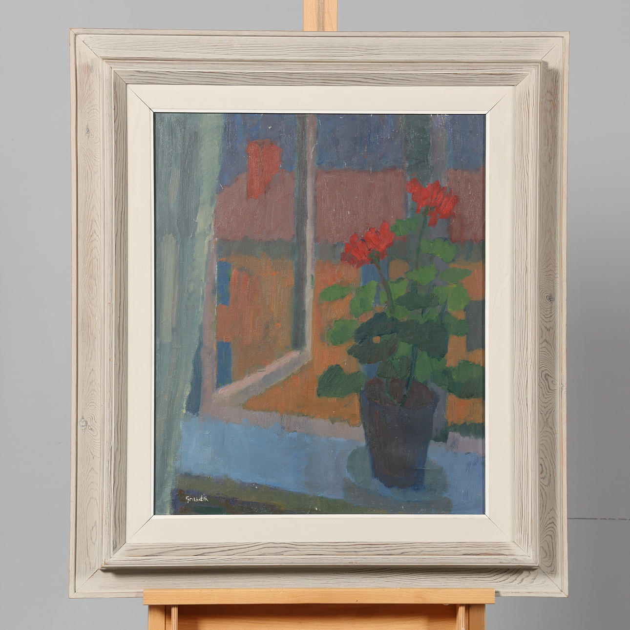SVÄN GRANDIN. OIL ON CANVAS, signed.