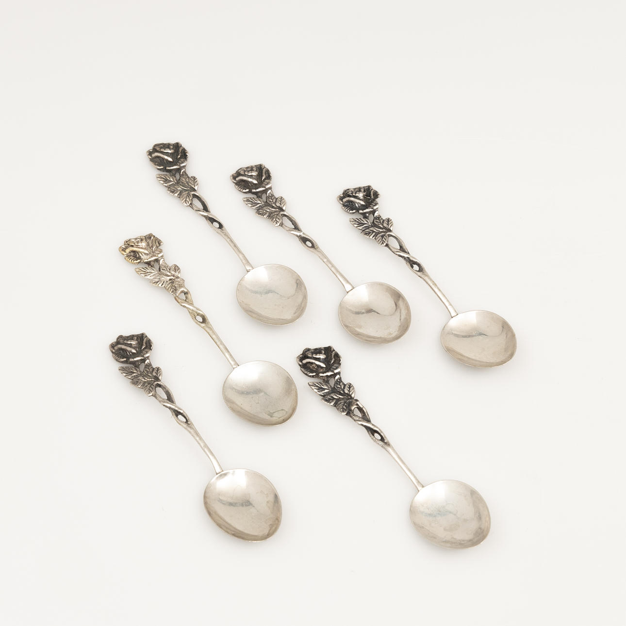 KAFFESKEDAR, 6 st, Silver, Ekströms.