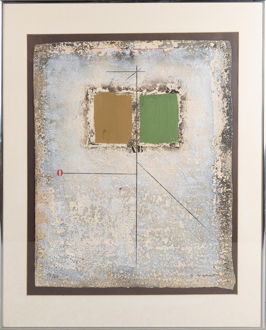 JAMES COIGNARD. Composition, carborundum etching.
